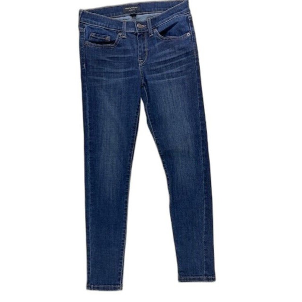 Banana Republic Size 25 0 Womens Jeans Stretch Skinny Dark Wash Low Rise